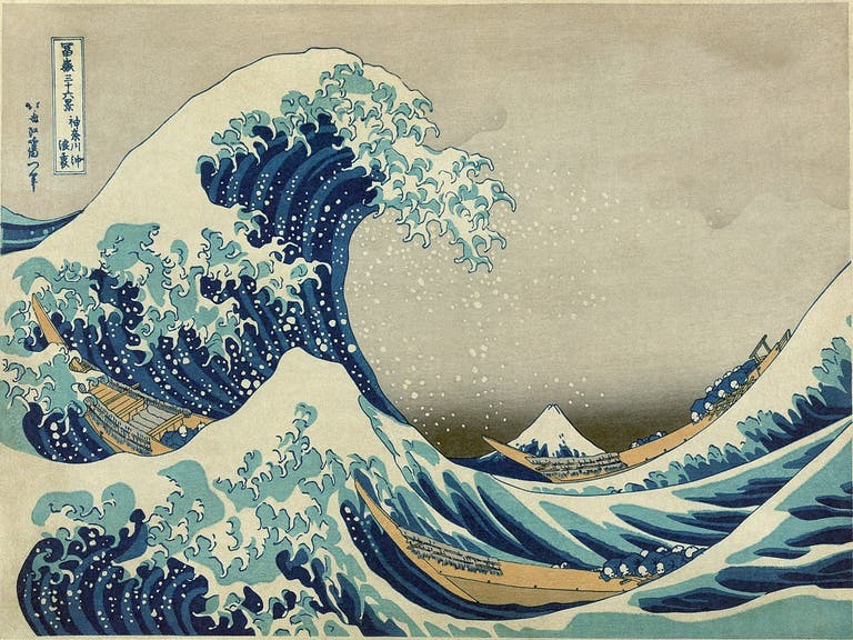 Katsushika Hokusai, "The Great Wave Off Kanagawa" (1831-1833) | Photo: Wikipedia
