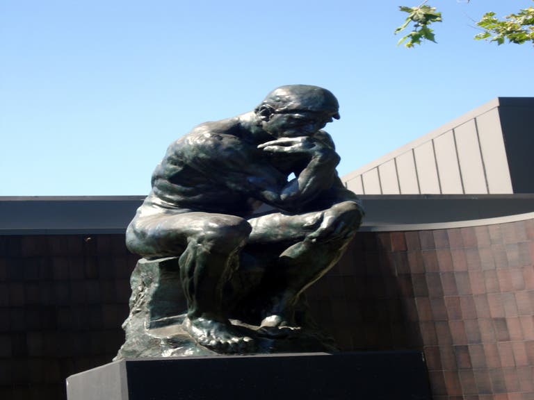 Auguste Rodin, "The Thinker" (1880) at Norton Simon Museum | Photo: Wikipedia