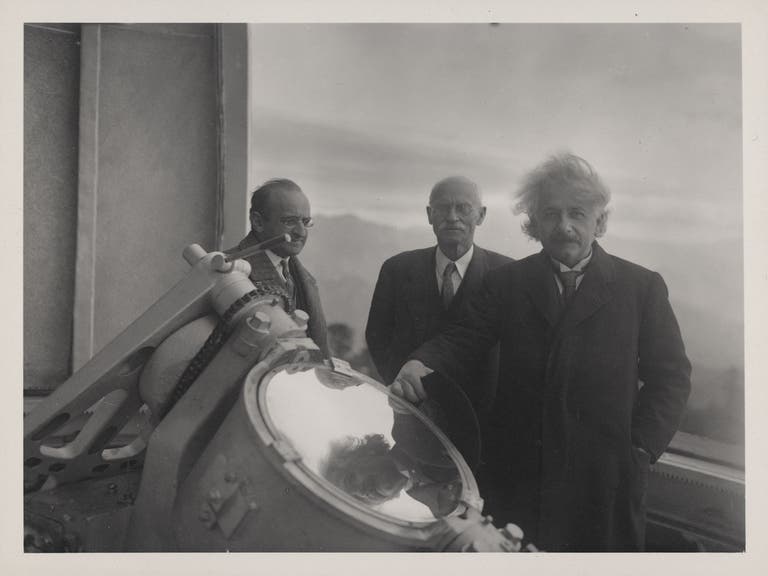 Albert Einstein at the Mount Wilson Observatory