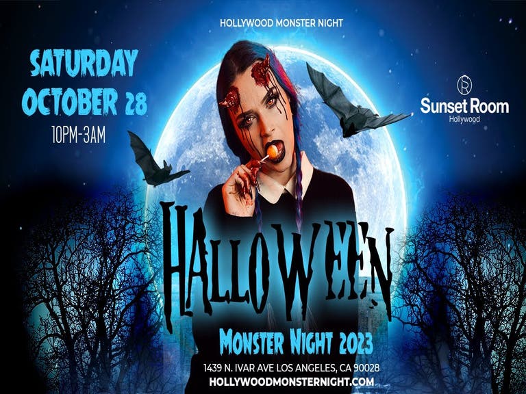 Halloween Monster Night 2023 at Sunset Room Hollywood
