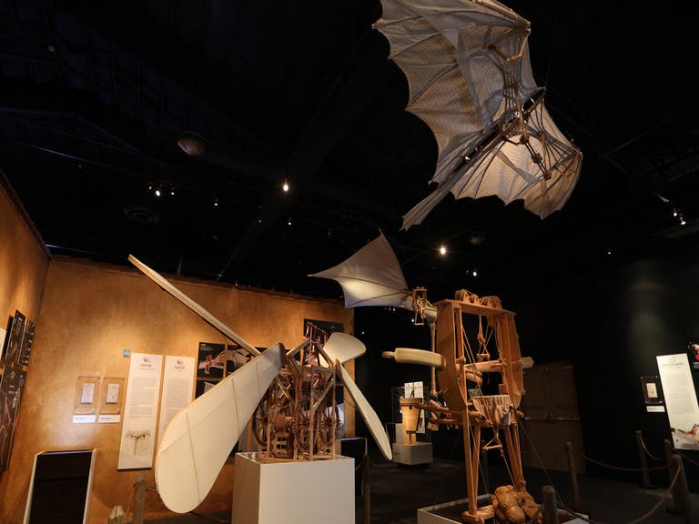 Leonardo da Vinci exhibit at the California Science Center