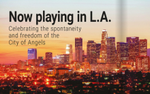 Los Angeles is Now Playing - Canada Traveller Cover