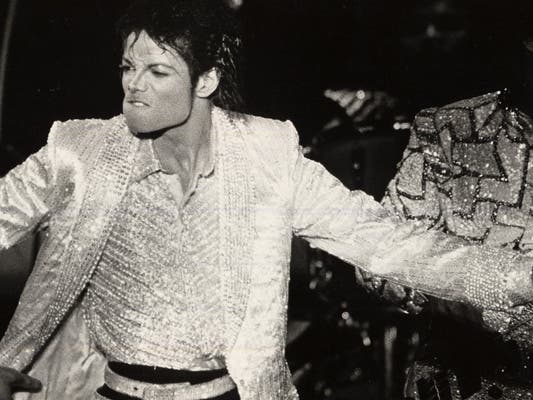 Michael Jackson on stage at Dodger Stadium | Photo courtesy of Los Angeles Dodgers