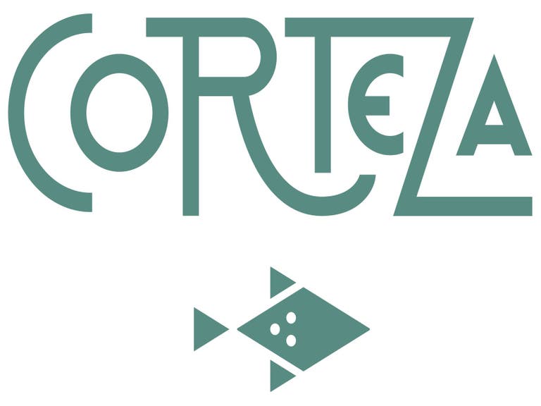 Corteza at Sendero logo