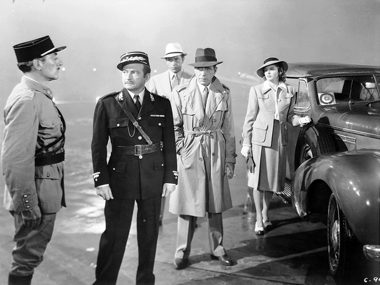 "Casablanca" final scene at the airport