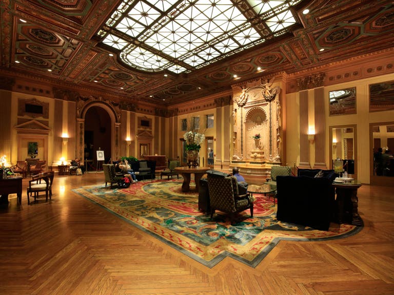 Lobby of the Millennium Biltmore Hotel in DTLA