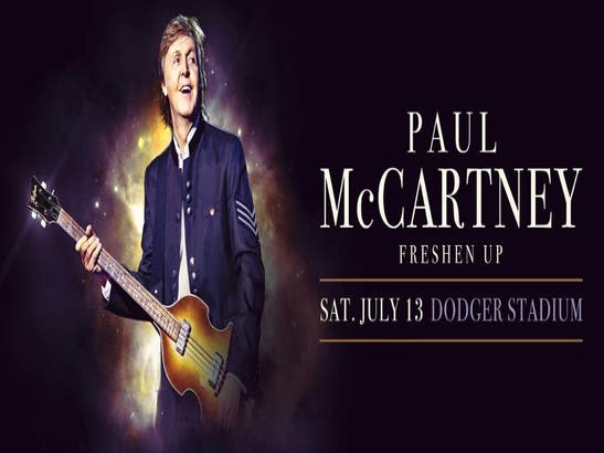 Paul McCartney "Freshen Up" Tour at Dodger Stadium