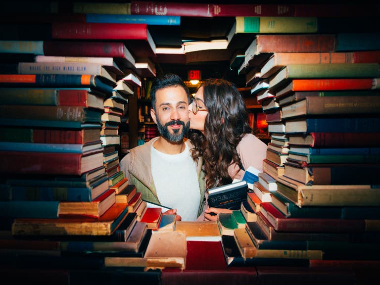 Sonam Kapoor and Anand Ahuja at The Last Bookstore