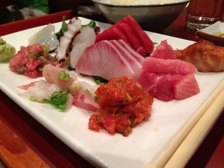 Sashimi Lunch Special at Sushi Gen