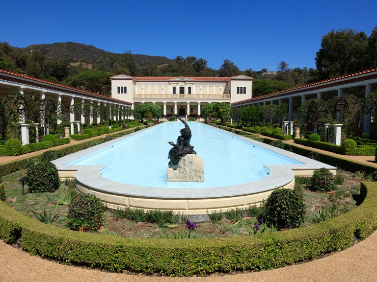 Outer Peristyle Garden at the Getty Villa