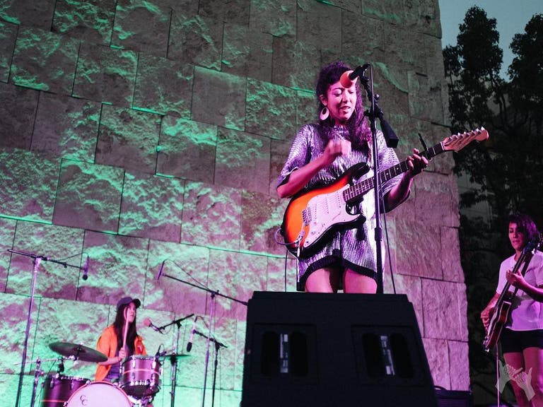 La Luz performs at Off the 405 at the Getty Center