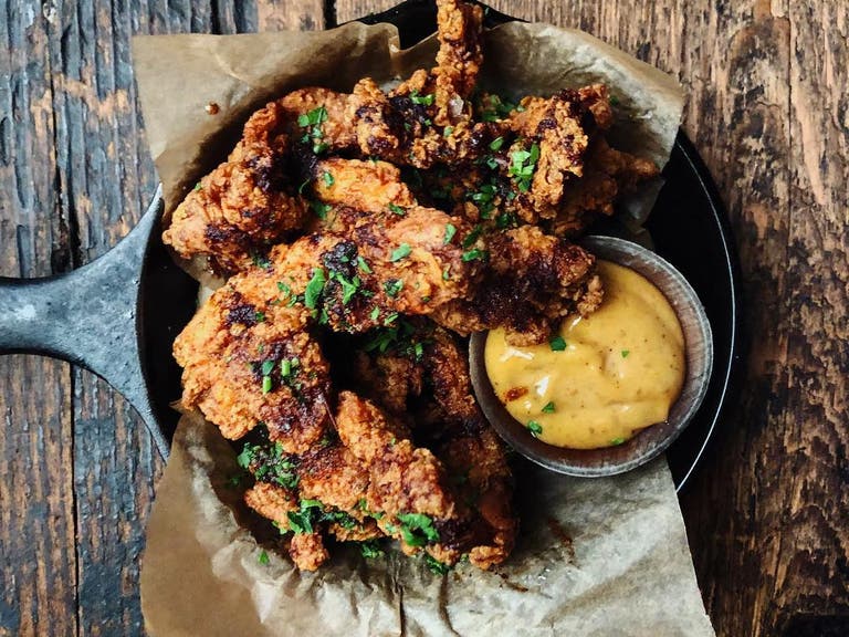 Spanish Fried Chicken at a.o.c.