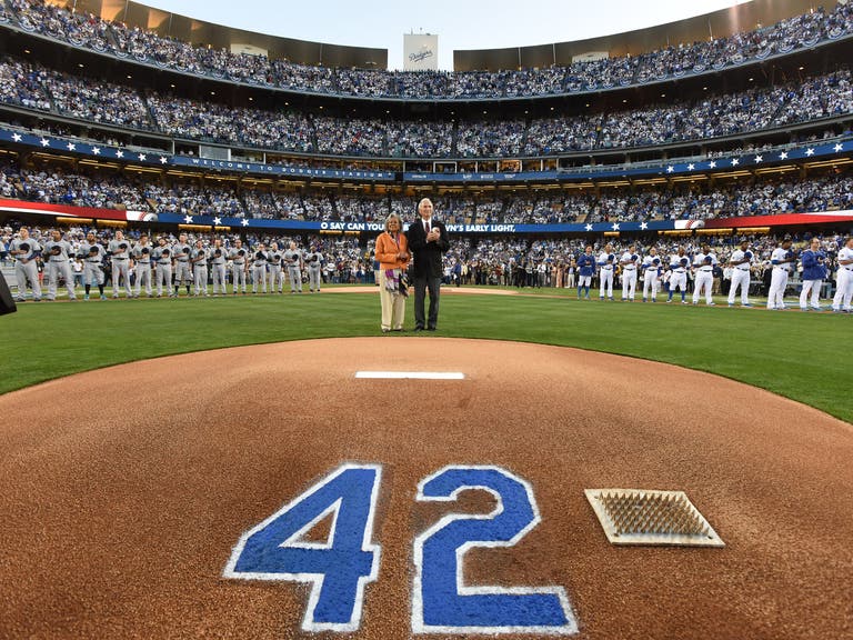 Jackie Robinson Day at Dodger Stadium in 2015