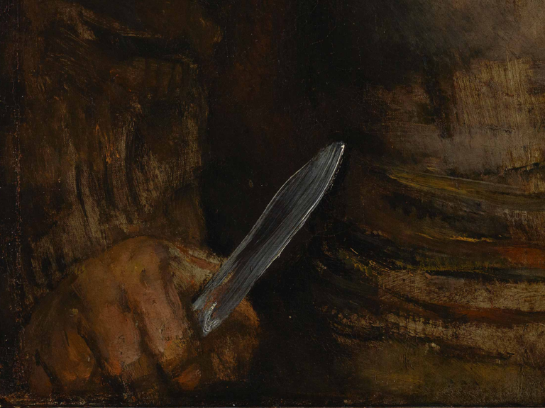 Getty Center Rembrandt "Saint Bartholomew" knife