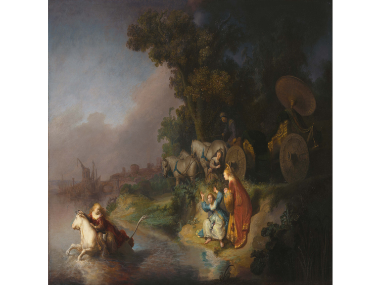 Rembrandt "The Abduction of Europa" at the Getty Center 