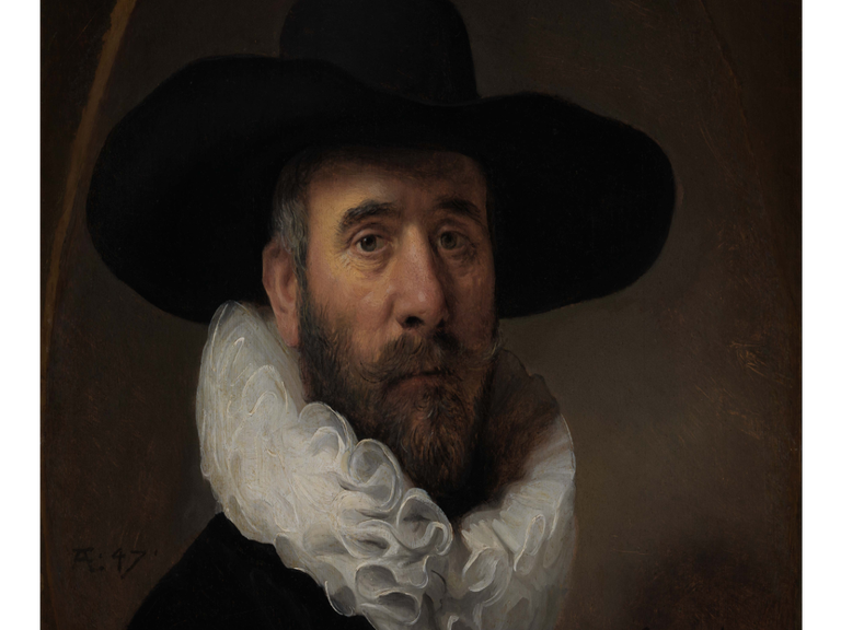 Rembrandt "Portrait of Dirck Jansz. Pesser" at LACMA
