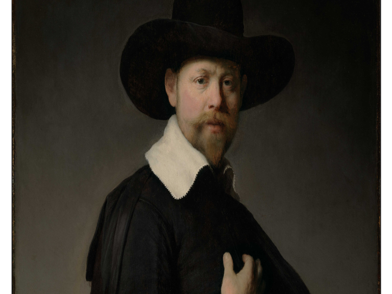 Rembrandt "Portrait of Marten Looten" at LACMA 