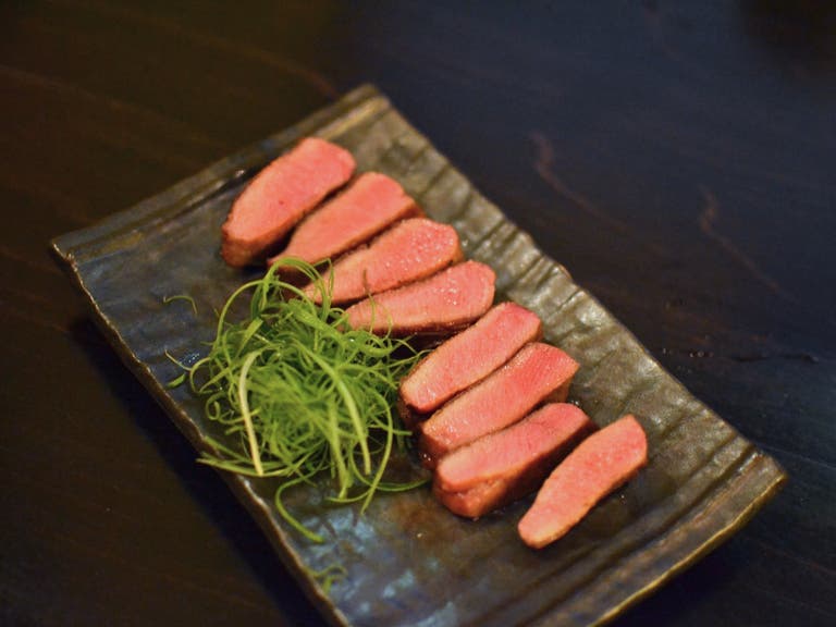 Grilled Thick-Cut Beef Tongue at Kinjiro in Little Tokyo