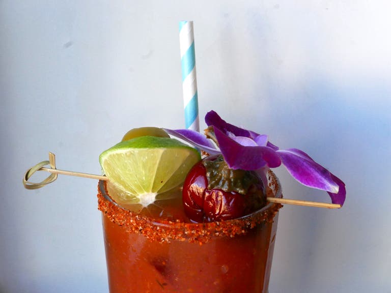 House-Charred Bloody Mary at Lunetta All Day