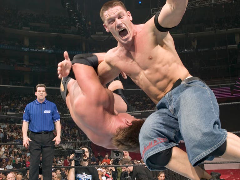 John Cena at WrestleMania 21 in 2005