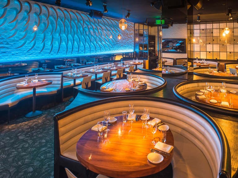 Dining room at STK Steakhouse in the W Los Angeles - West Beverly Hills