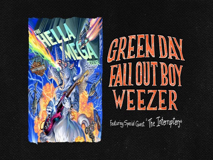 Hella Mega Tour feat. Green Day, Fall Out Boy, Weezer at Dodger Stadium