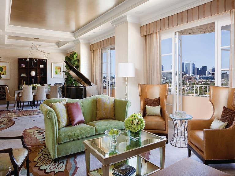 Presidential Suite West in the Four Seasons Los Angeles at Beverly Hills