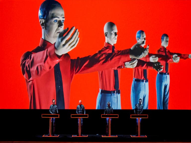 Kraftwerk 50th Anniversary 3-D Tour at the Shrine Auditorium in Downtown LA
