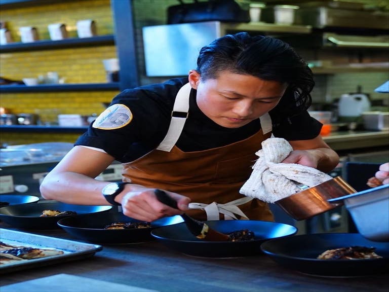 Chef Melissa King in the kitchen at Otium from Episode 6 of "Top Chef: All-Stars LA"