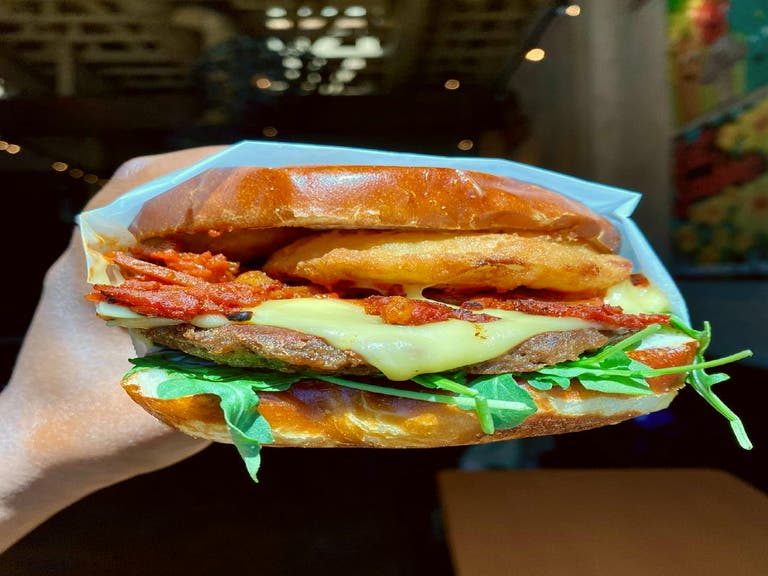Gastropub Burger at Native Foods in Westwood