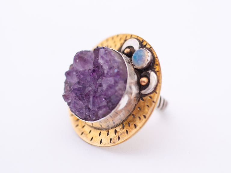 Sun & Moon Ring by Sol Search Jewelry