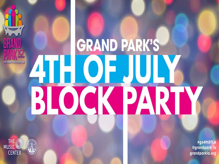 Fourth of July Block Party at Grand Park in Downtown LA