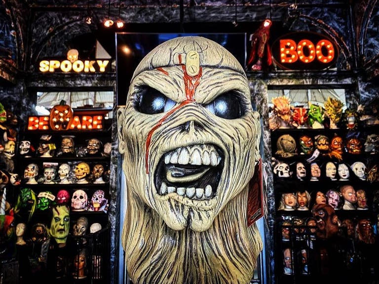 Iron Maiden's "Eddie" at Hollywood Toys & Costumes