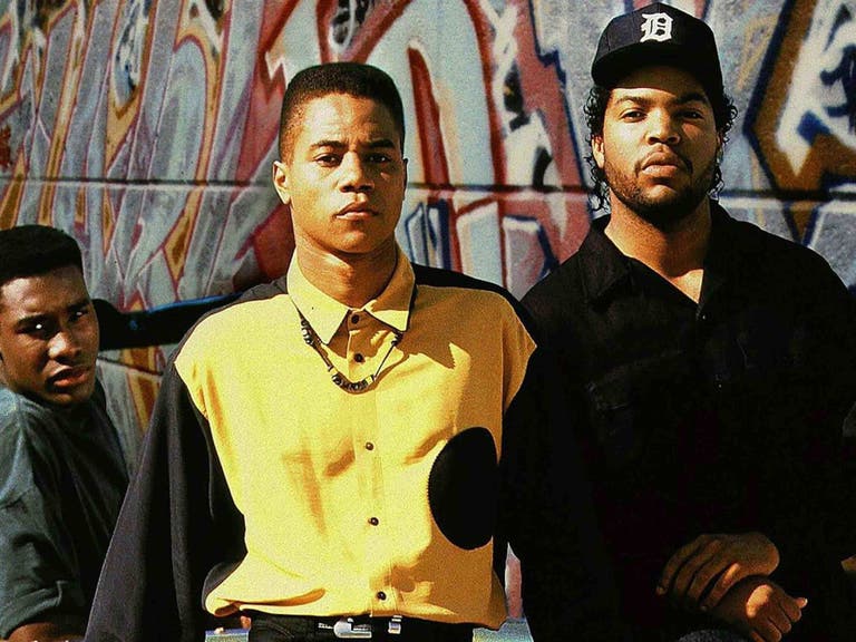 Morris Chestnut, Cuba Gooding Jr. and Ice Cube in "Boyz N the Hood"