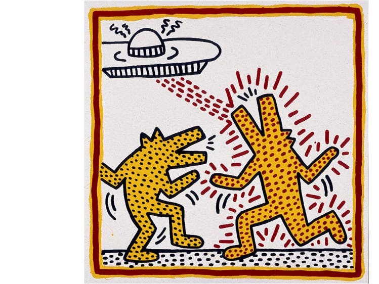 Keith Haring "Untitled" at The Broad