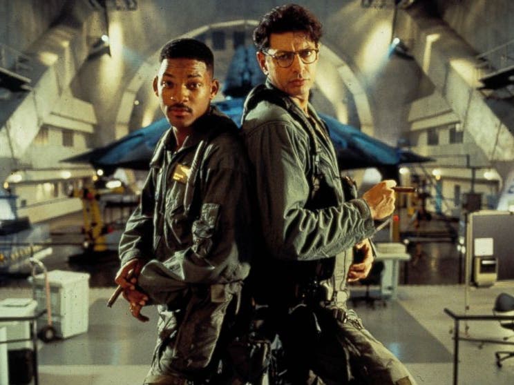 Will Smith and Jeff Goldblum in "Independence Day"