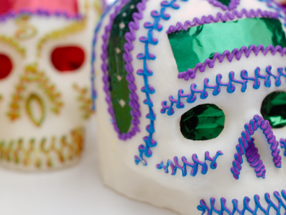 Sugar Skull Workshop at the Central Library in Downtown LA