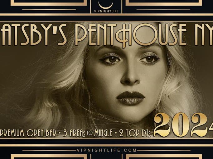 Gatsby’s Penthouse NYE 2024 at Elevate Lounge