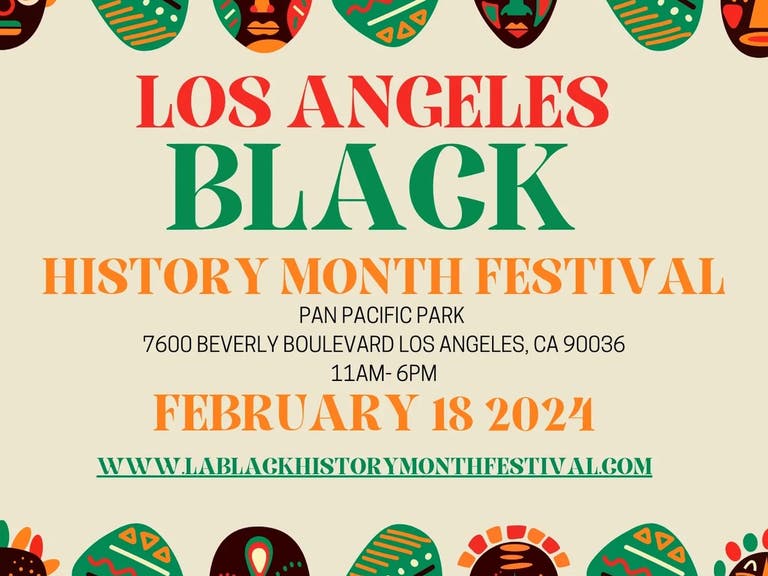 2024 Black History Month Festival at Pan Pacific Park