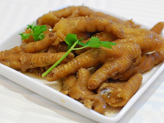 Chicken feet at Sea Harbour Seafood Restaurant | Photo by Joshua Lurie