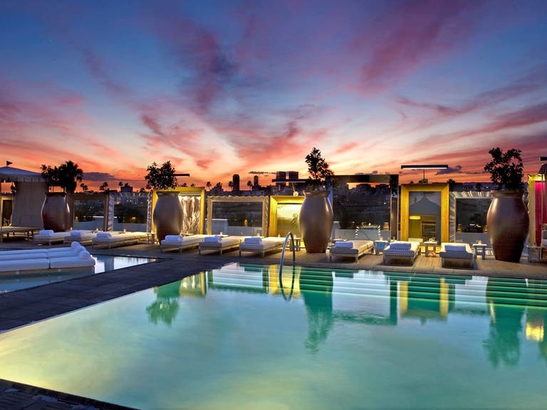 Altitude Pool & Lounge | Photo courtesy of SLS Beverly Hills
