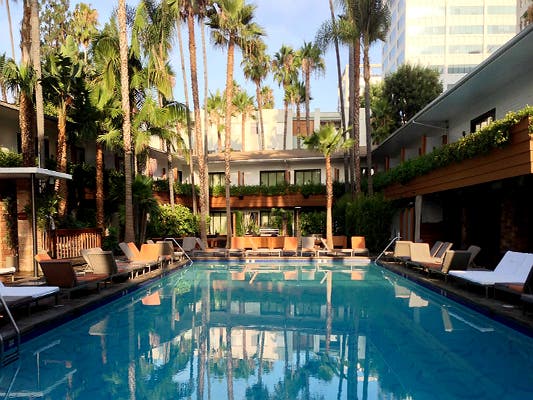 Tropicana Pool at the Hollywood Roosevelt