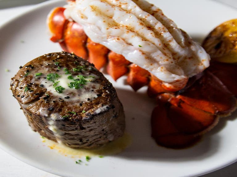 Three-course prix fixe with Filet Mignon & Lobster Tail | Photo courtesy of Fleming's
